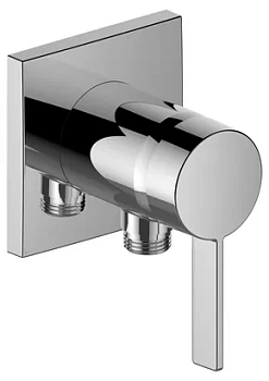 Смеситель Keuco встраиваемый, для душа, однозахватный, с выводом для шланга, хром 59552 019502