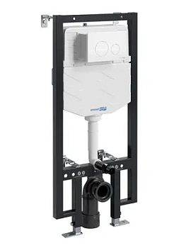 Инсталляция для унитаза WasserKRAFT с клавишей смыва, цвет: белый 56TLT.010.ME.WM02