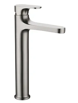 Смеситель Boheme 452-NB для раковины, на 1 отверстие, однозахватный, никель браш