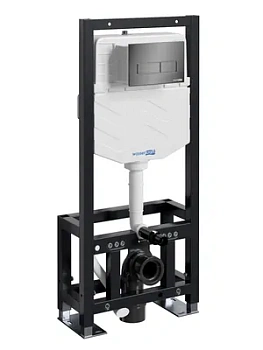Инсталляция для унитаза WasserKRAFT с клавишей смыва, цвет: белый 61TLT.010.ME.WH03