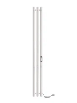 Полотенцесушитель Indigo 3 1200х130 (скрыт.монт, универ. подкл.) белый матовый LSE120-13WMRt