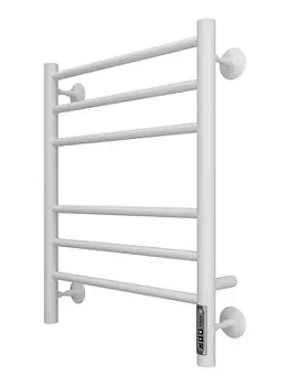 Полотенцесушитель TERMINUS П6 (ШВ:450х600) электро, Ral 9003 белый матовый, диммер встроен, правый