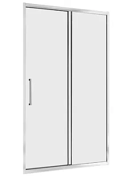 Душевая дверь ABBER AG30100H (1000х1950) раздвижная, стекло 6мм прозрачное/хром