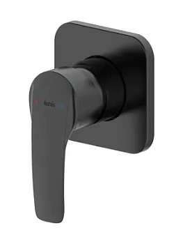 Смеситель IDDIS BL00i66 встраиваемый, однозахватный, на 1 выход, черный матовый