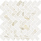 Stellaris Carrara Ivory Mosaico Cross 31.5x29.7