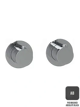 Смеситель для ванна/душ Almar термостат. на 2-3 потребителя, расположение вер/гор. цвет черный брашированный E180132.AB