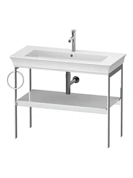 Консоль под раковину Duravit WT4544L8585 984х450х760 напольная, полка, полотенцедерж