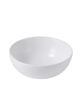 Раковина накладная ABBER d360 без отверстия под смеситель и перелив, белый AC2105