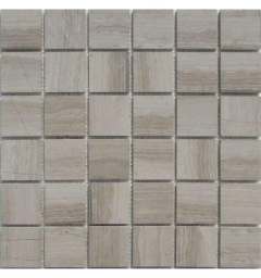 Classic Mosaic White Wooden 48-4P 30.5x30.5 см