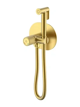 Смеситель Boheme 157-MG встраиваемый, с гигиеническим душем, однозахватный, золото матовое