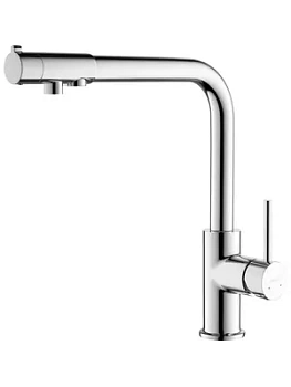 Смеситель для кухни Aquatek AQ1386CR однозахв., излив 338мм, с каналом д/фильтров. воды, хром