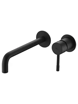 Смеситель Boheme 465-B для раковины, встраиваемый, однозахватный, черный