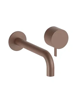 Смеситель для раковины Fantini Fukasawa встраиваемый двухсекционный, Matt Copper PVD 27P9A613B