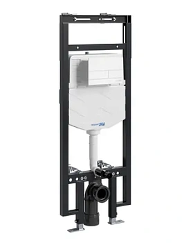 Инсталляция для унитаза WasserKRAFT с клавишей смыва, хром 58tlt.010.me.wm04