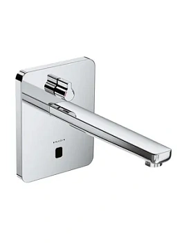 Смеситель KLUDI электронный для умывальника, настенный, внешняя монтажная часть (хром) 3840005