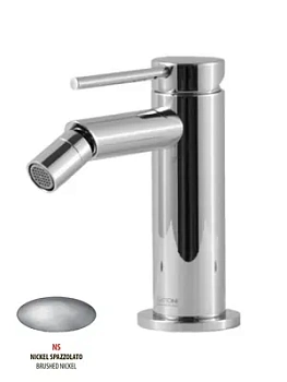 Смеситель GATTONI 9150/91NS для биде, с донным клапаном, никель браш