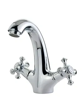 Смеситель для раковины Migliore двухзахватный, с донным клапаном, хром 31599