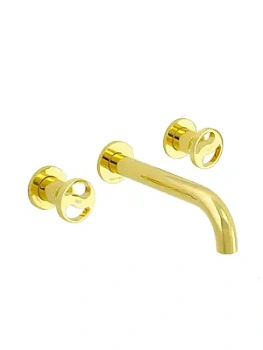 Смеситель для раковины Migliore встраиваемый со скрытой частью, золото 28205