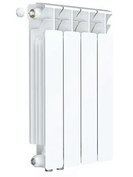 Радиатор биметаллический Rifar Ventil BVL 500 нижнее левое подключение, 4 секции, 788 Вт