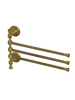 Migliore Полотенцедержатель тройной поворотный (32x24) бронза 27677