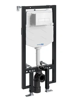 Инсталляция для унитаза WasserKRAFT с клавишей смыва, цвет: белый 56TLT.010.ME.WH03