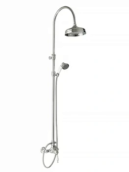 Душевая система Migliore OXFORD термостат для душа, штанга, верхний и ручной душ, хром 31862
