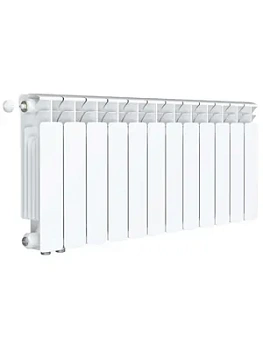 Радиатор биметаллический Rifar Ventil BVL 350 нижнее левое подкл., 12 секций, 1668 Вт, белый
