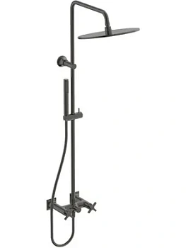 Душевая система Ideal Standard смеситель для душа, верхний душ, лейка, серый BD158A5