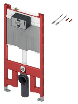 TECE Инсталляция для подвесного унитаза (высота 112 см) с бачком Octa 2.0, крепеж 9300500