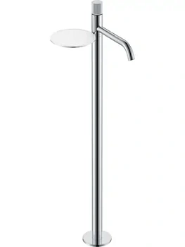 Смеситель Boheme 120-CRCR.3 для раковины, напольный, однозахватный, ручка linea, хром