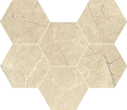 Charme Extra Arcadia Mosaico Hexagon Satt 29X25