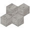 Atlas Concorde Marvel Stone AS2I Bardiglio Grey Mosaico Esag, Lapp, 30x35