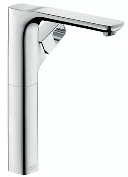 Смеситель Axor 11035 для умывальника однозахватный высокий, излив 198 мм, хром