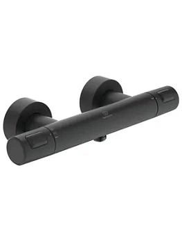 Смеситель для душа Ideal Standard T25 A7201XG термостатический, настенный, черный матовый