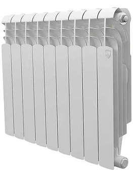 Радиатор биметаллический, 9 секций Royal Thermo 500 2.0, боковое подк, НС-1412079