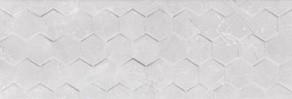 Braga White Hexagon Rett Glossy 25X75