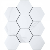 Hexagon Big Carrara Matt 29.5X25.6