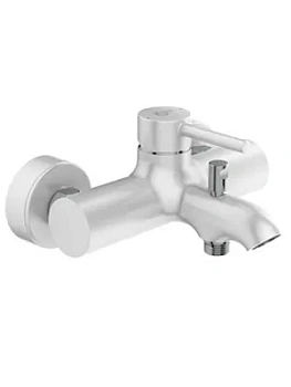 Смеситель для ванны/душа Ideal Standard BC199U5 однозахватный, матовый белый/хром