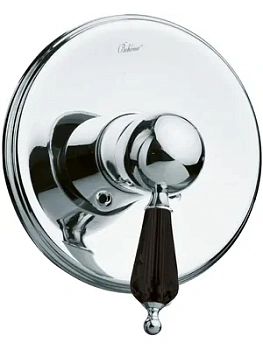 Смеситель Boheme Nero 245 для душа, встраиваемый, однозахватный, хром