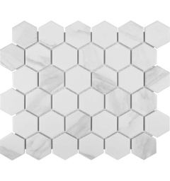 Ceramics Porcelain Hexagon Carrara 51 28.4X32.4