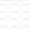 Satin White Hexa 30X90