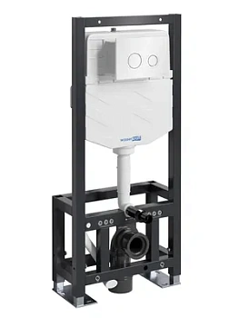 Инсталляция для унитаза WasserKRAFT с клавишей смыва, цвет: белый 61TLT.010.ME.WH01