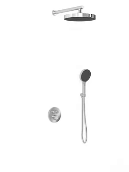 Душевая система Vincea встраиваемая,термостат,верхний и ручной душ,хром VSFW-3I22MT2CH