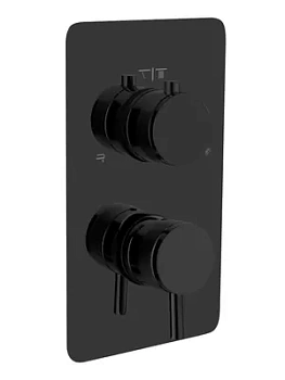 Смеситель Boheme 135-3-SGM для ванны/душа, встраиваемый, на 3 потребителя, графит глянц