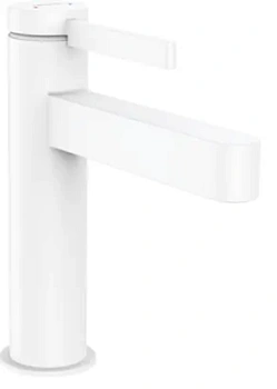 Смеситель Hansgrohe 76023700 для раковины 110, сливной клапан Push-Open, матовый белый