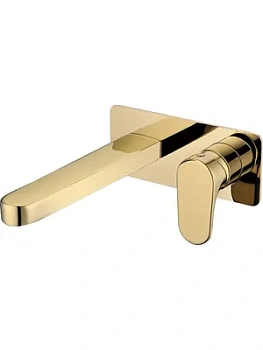 Смеситель Boheme 455-G для раковины, встраиваемый, однозахватный, золото