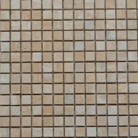 Marble Mosaic Ivory Travertine Polished 30.5X30.5