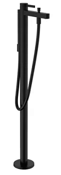 Смеситель Hansgrohe 76445670 для ванны, однорычажный, напольный, матовый черный