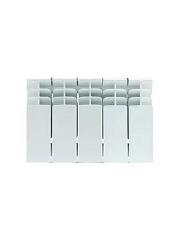 Радиатор STOUT 200 5 секций, биметаллический, боковое подключение, белый SRB-3310-020005