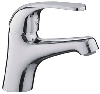 Смеситель Ledeme Н35 для раковины, однозахватный, фиксированный излив, хром L1035